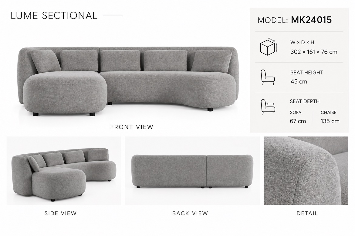 Lume Sectional MK24015